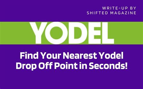 nearest yodel parcel drop off